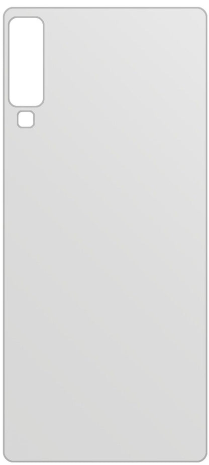 dipos Displayschutz für Samsung Galaxy A7 (2018) Rückseite, mattierte Oberfläche, geringe Dicke und perfekte Passform