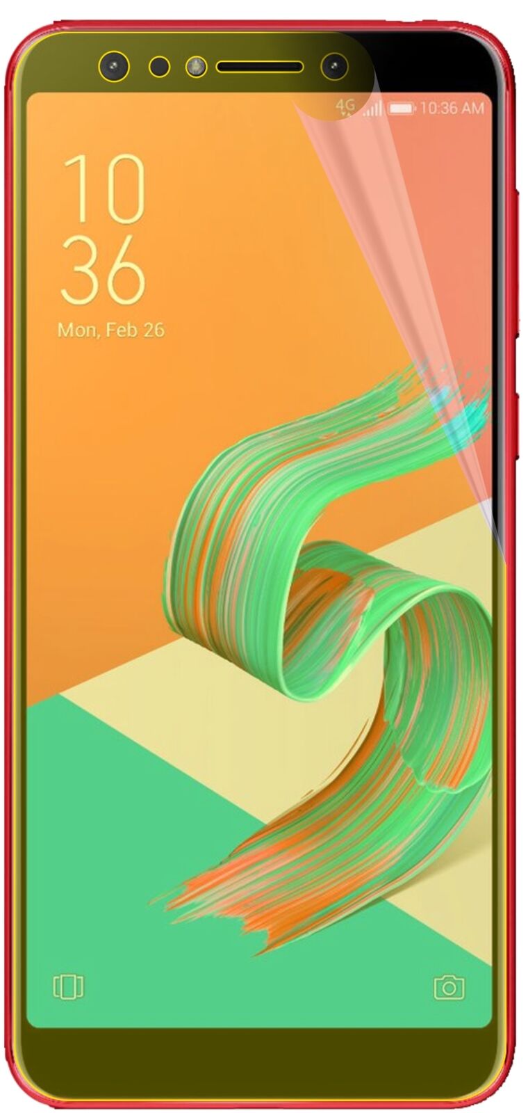 2x 3D Full Cover Schutzfolie für Asus Zenfone 5 Lite (ZC600KL)