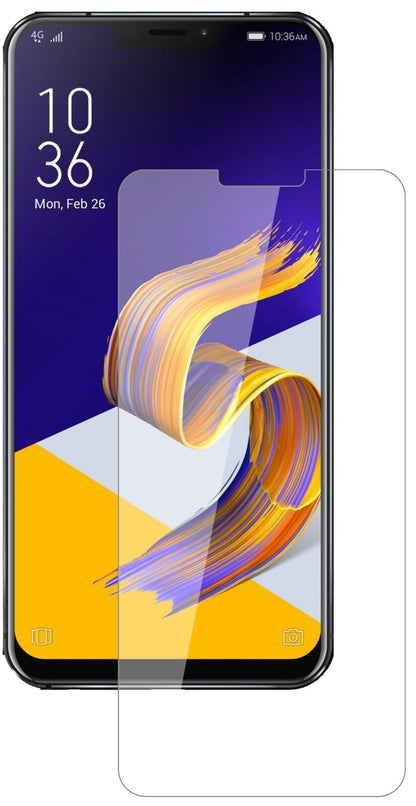 Klare Displayschutzfolie von dipos passend für Asus Zenfone 5Z ZS620KL, 9H kratzfest und blasenfrei montiert