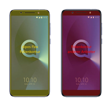 2x 3D Full Cover Schutzfolie für Alcatel 3X