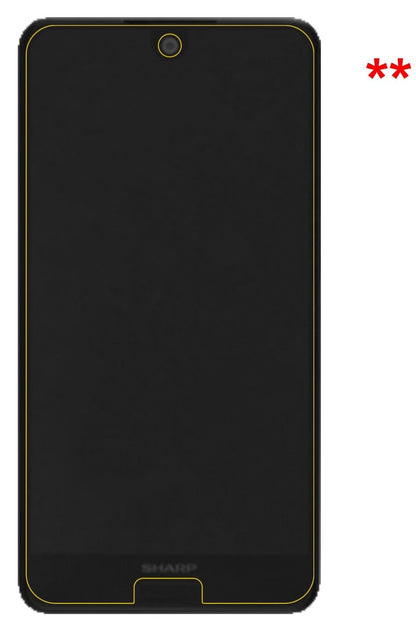 Dünne und klare Folie passend zugeschnitten für Sharp Aquos C10