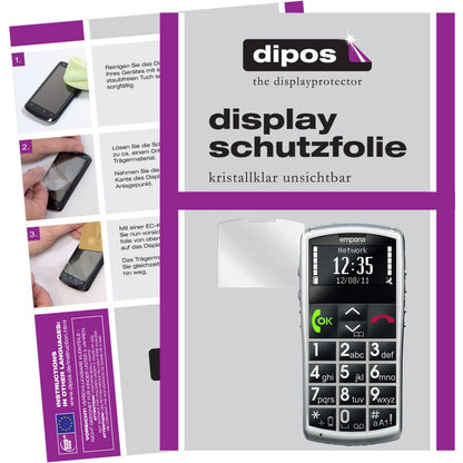 2x Schutzfolie klar für TalkComfort Emporia Display-Schutzfolie