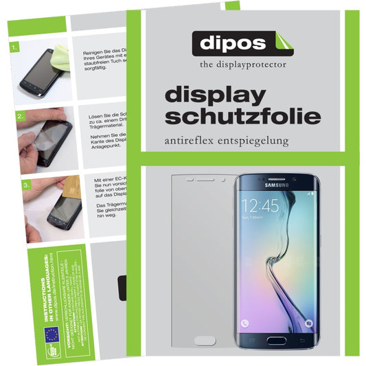 2x Schutzfolie matt für Galaxy S6 Edge Samsung Display-Schutzfolie