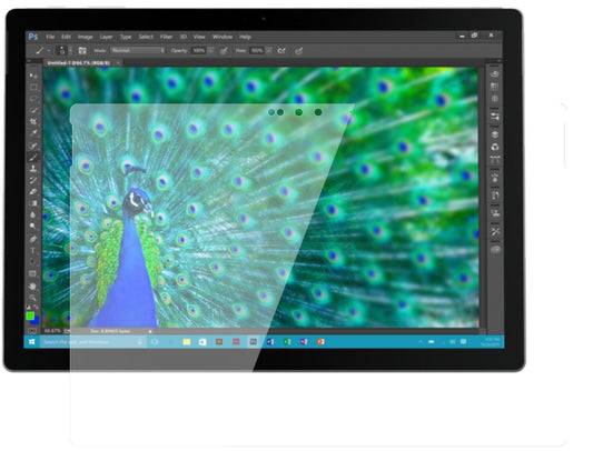 1x 9H Schutzfolie für Microsoft Surface Book Panzerfolie