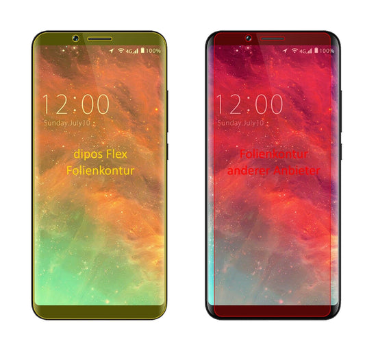 2x 3D Full Cover Schutzfolie für Umidigi S2 Lite