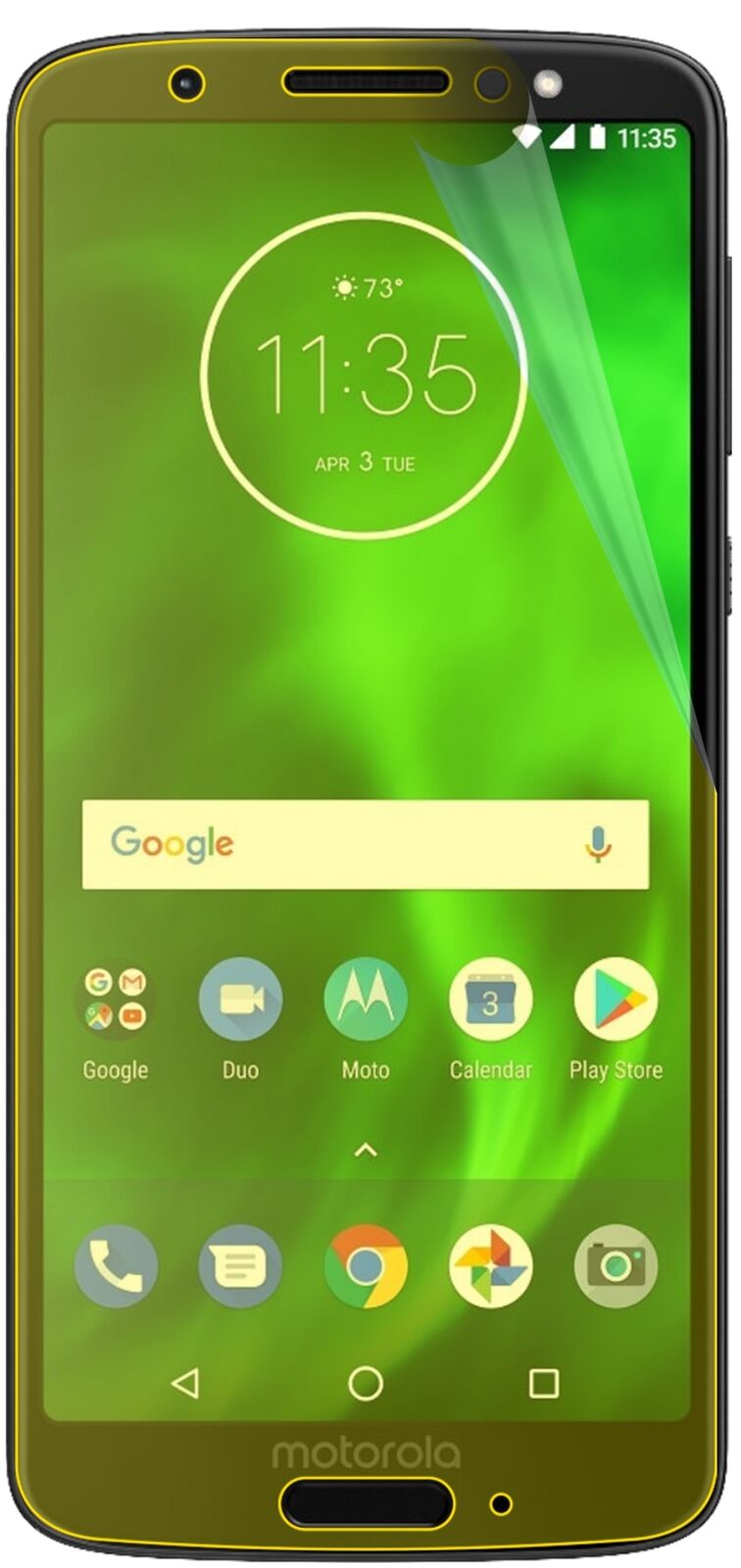 dipos Displayschutz für Lenovo Moto G6, transparente Oberfläche, geringe Dicke und perfekte Passform