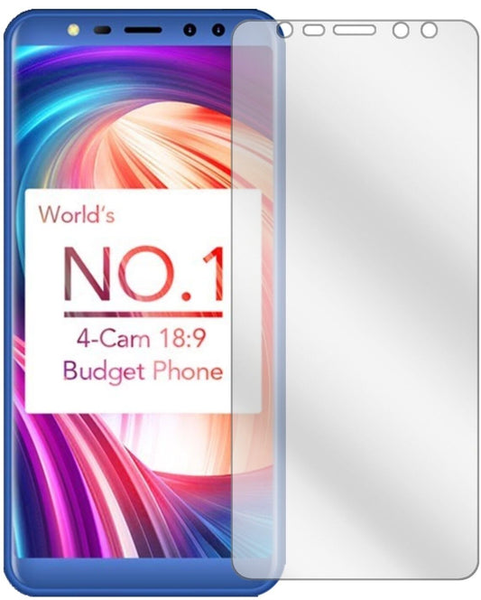 Klare Displayschutzfolie von dipos passend für Leagoo M9, präziser Zuschnitt und blasenfrei montiert