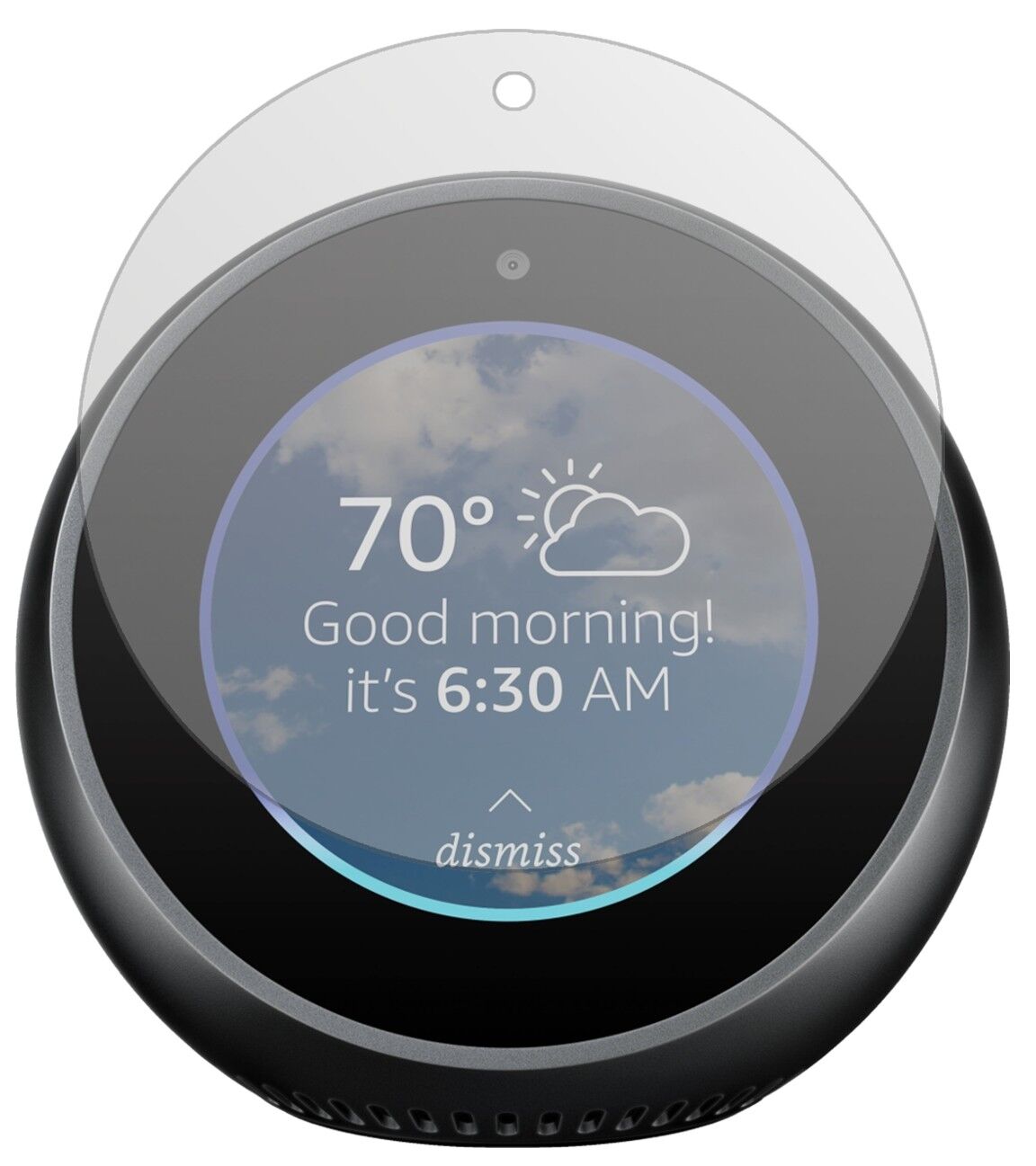 1x Schutzfolie matt für Amazon Echo Spot Display-Schutzfolie