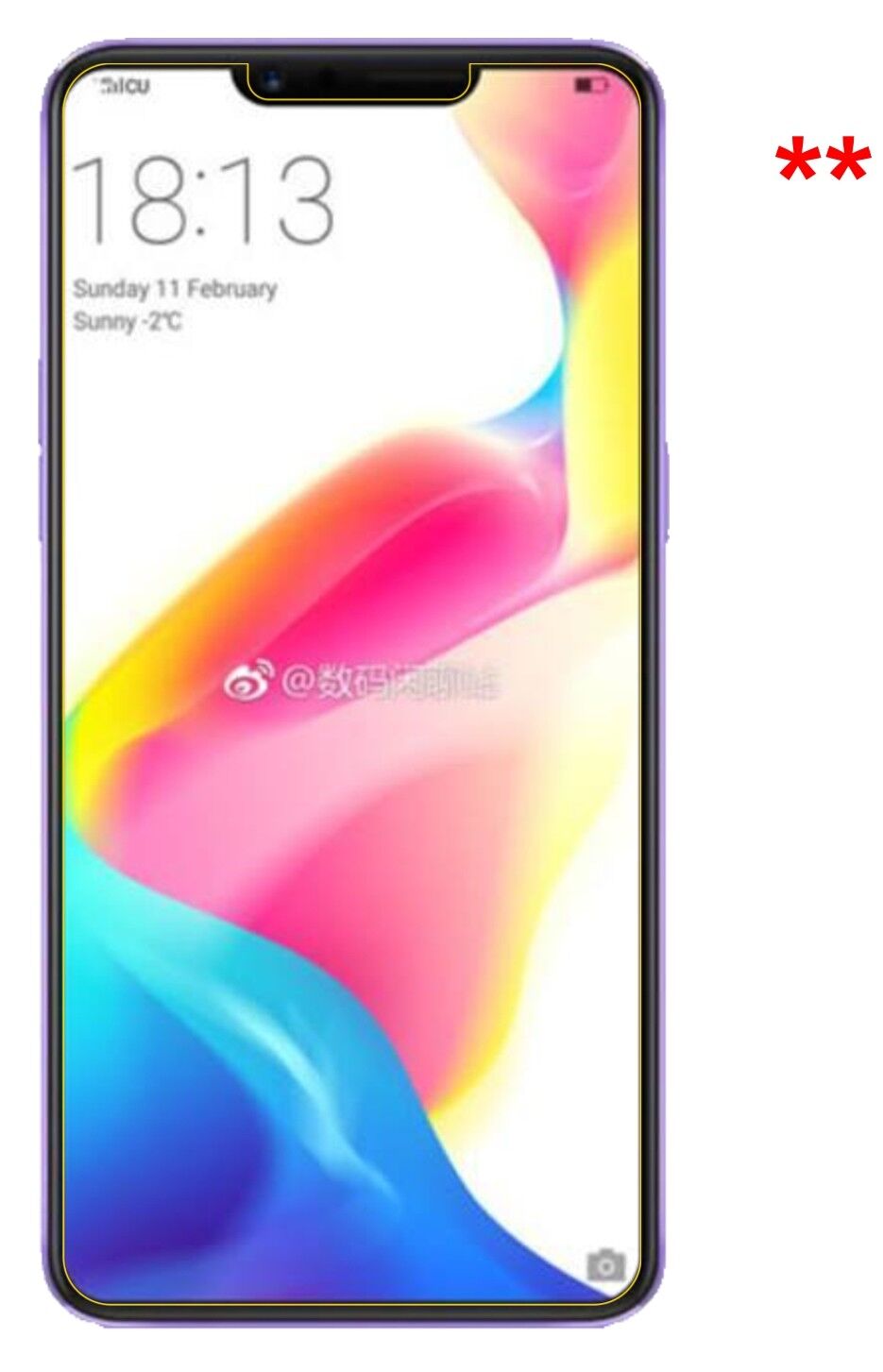 Dünne und klare Folie passend zugeschnitten für Oppo R15