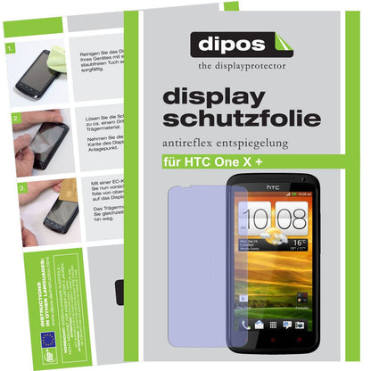 2x Schutzfolie matt für One X+ HTC Display-Schutzfolie