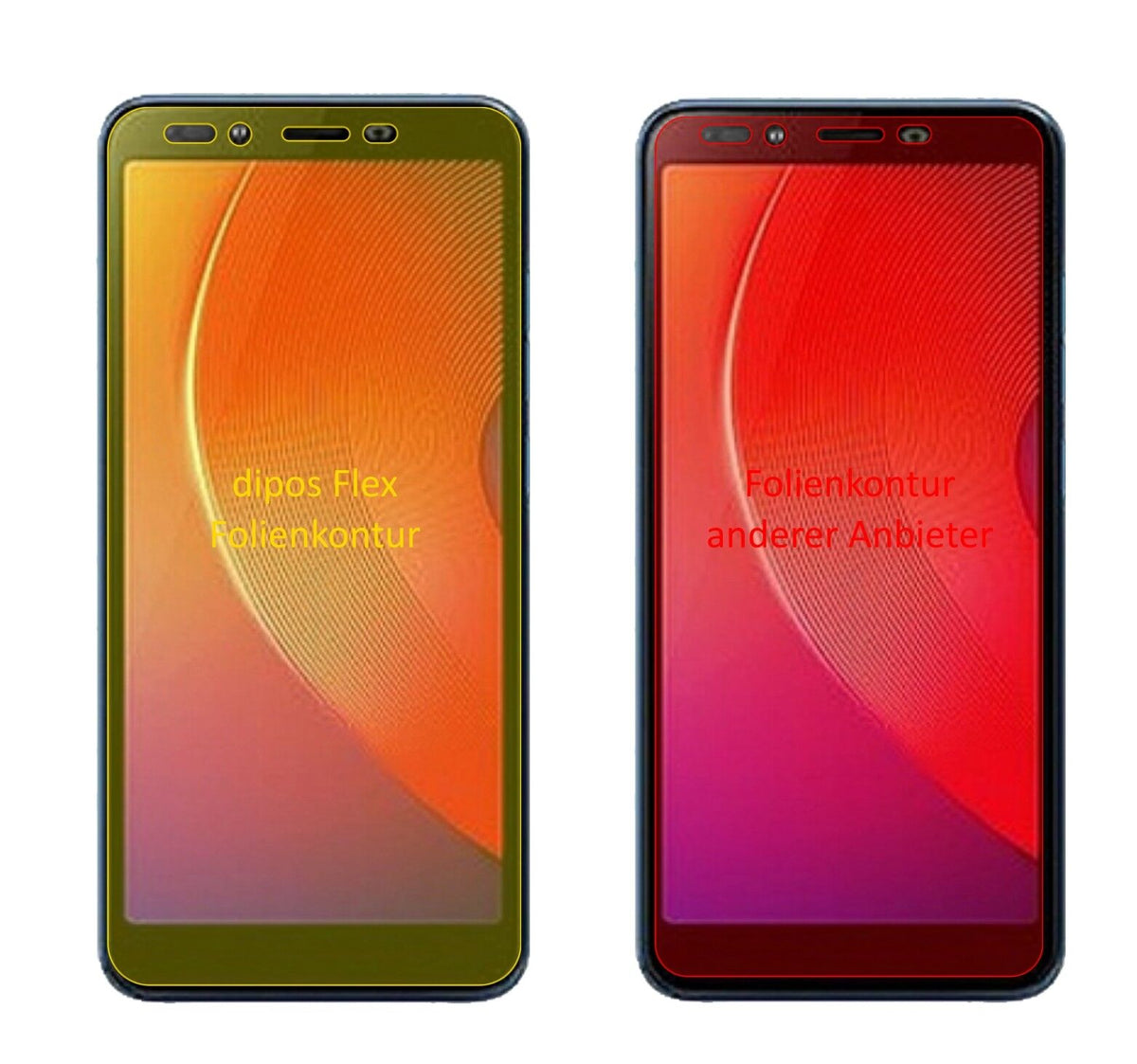 2x 3D Full Cover Schutzfolie für Infinix Smart 2 Pro