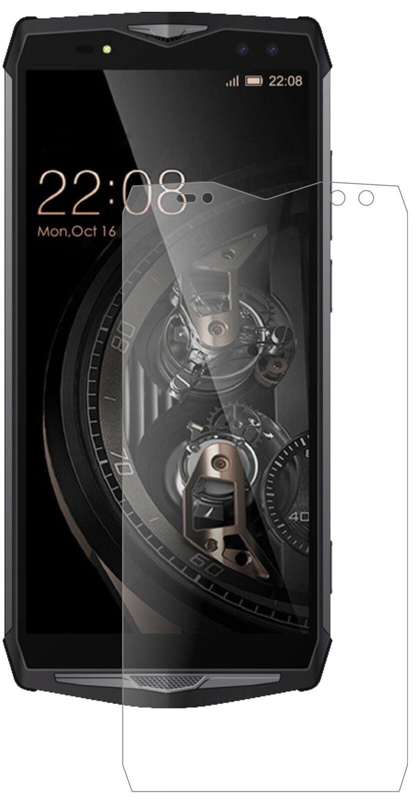 1x 9H Schutzfolie matt für Ulefone Power 5 Panzerfolie