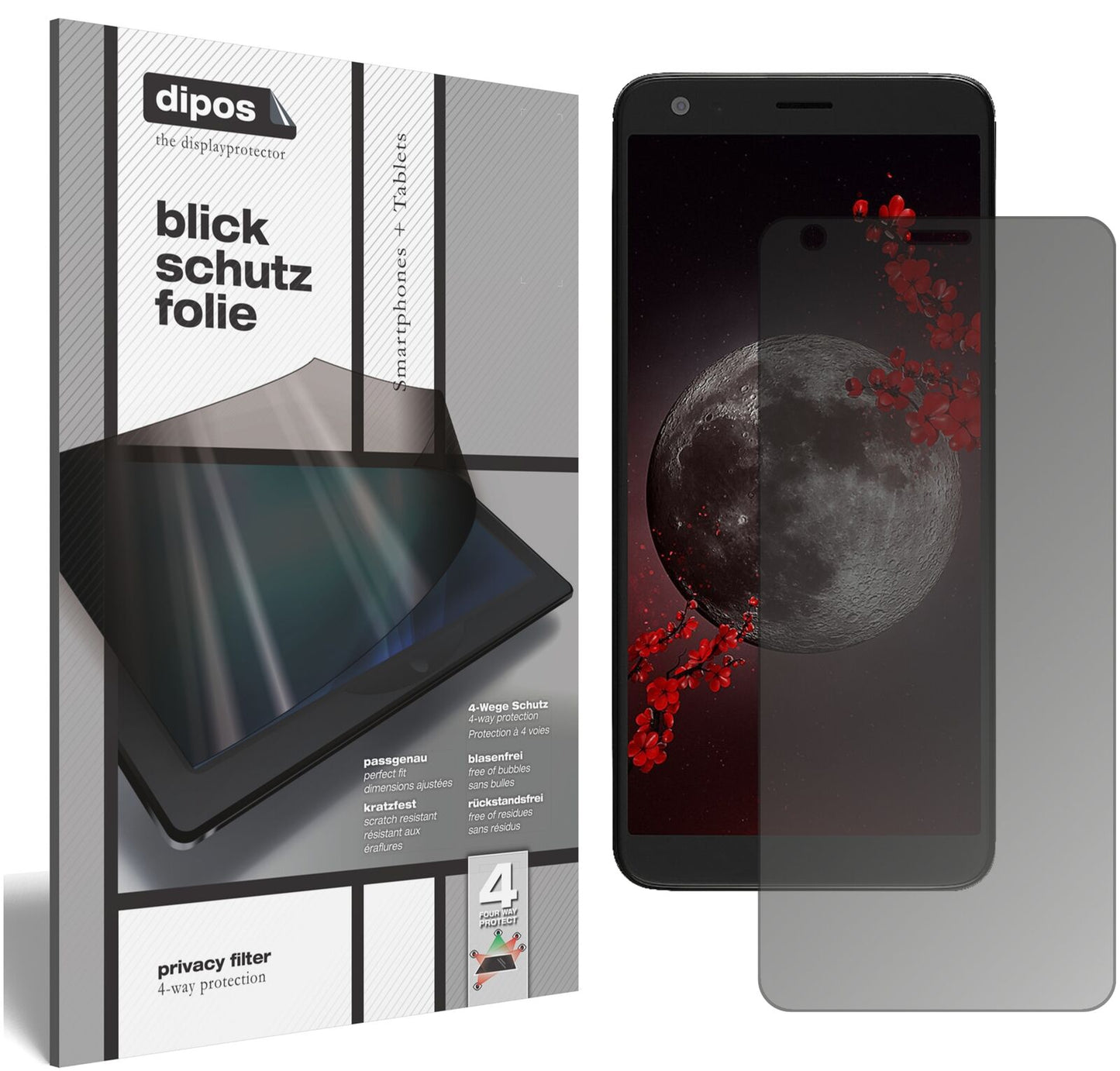Blickschutzfolie für Sharp B10 matt Schutzfolie Privacy