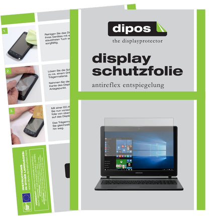 1x Schutzfolie matt für Medion Akoya P6678 Display-Schutzfolie