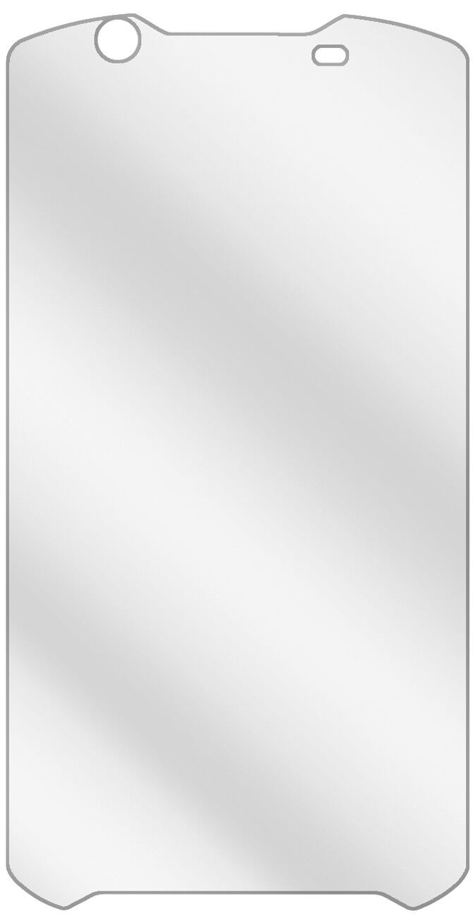 dipos Displayschutz für Zebra TC56, transparente Oberfläche, geringe Dicke und perfekte Passform