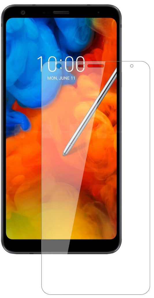 Klare Displayschutzfolie von dipos passend für LG Q Stylus Alpha, 9H kratzfest und blasenfrei montiert