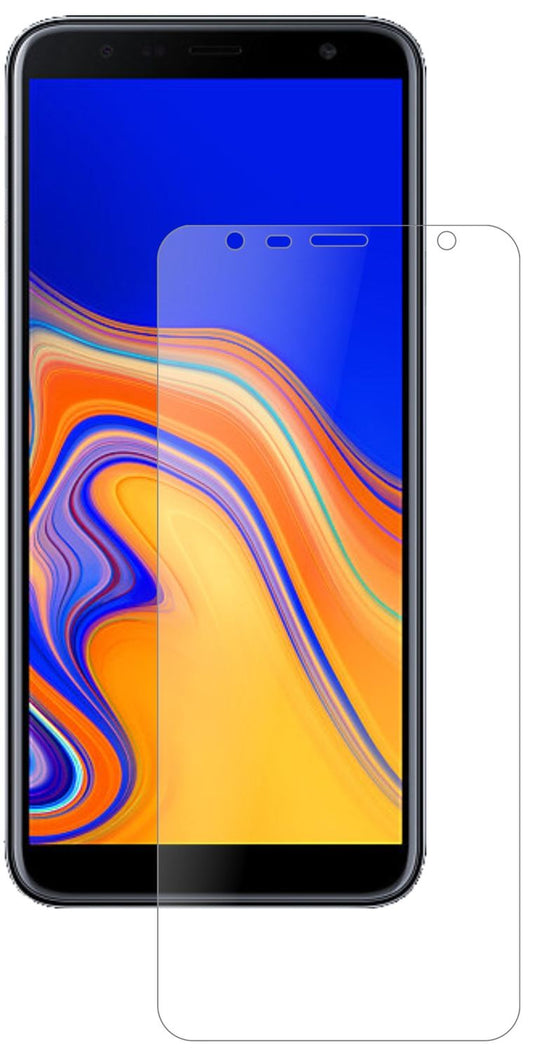 Matte Displayschutzfolie von dipos passend für Samsung Galaxy J4 Plus (2018), 9H kratzfest und blasenfrei montiert