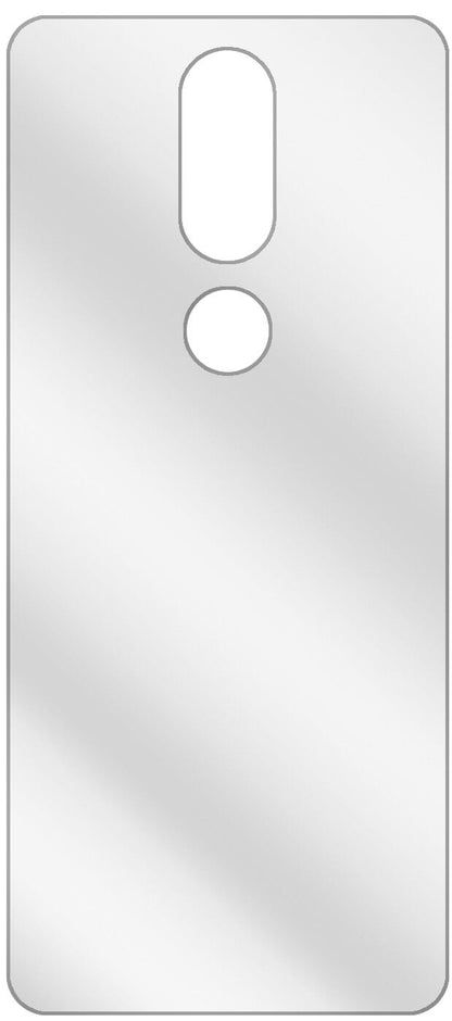 dipos Displayschutz für Nokia 7.1 Rückseite, transparente Oberfläche, geringe Dicke und perfekte Passform