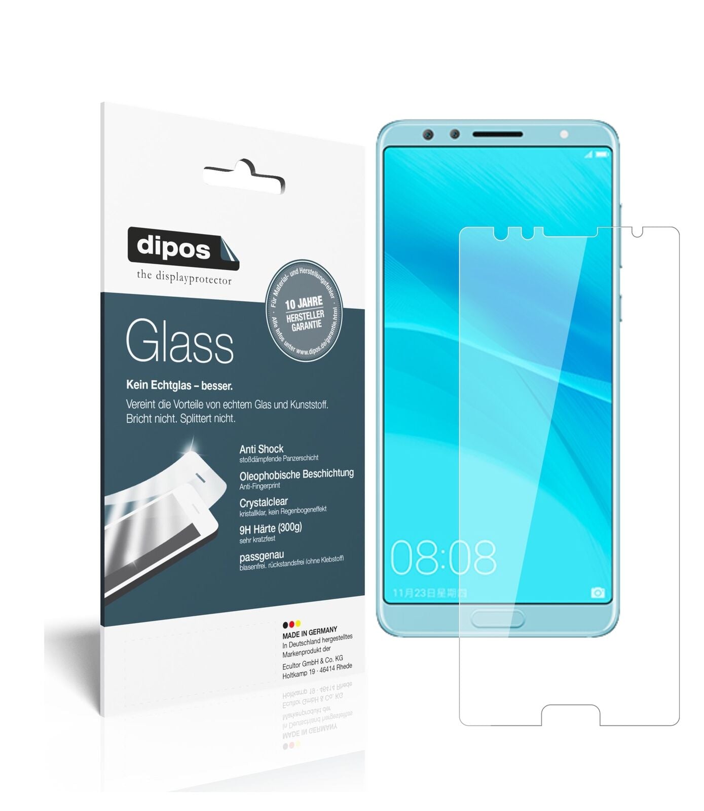 1x 9H Schutzfolie für Huawei Nova 2S Panzerfolie