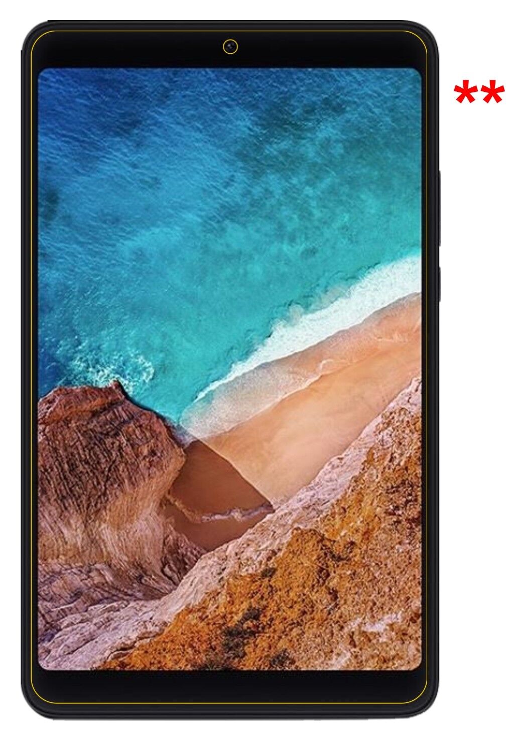 Dünne und klare Folie passend zugeschnitten für Xiaomi Mi Pad 4