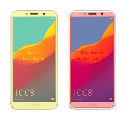 2x 3D Full Cover Schutzfolie für Honor 7A