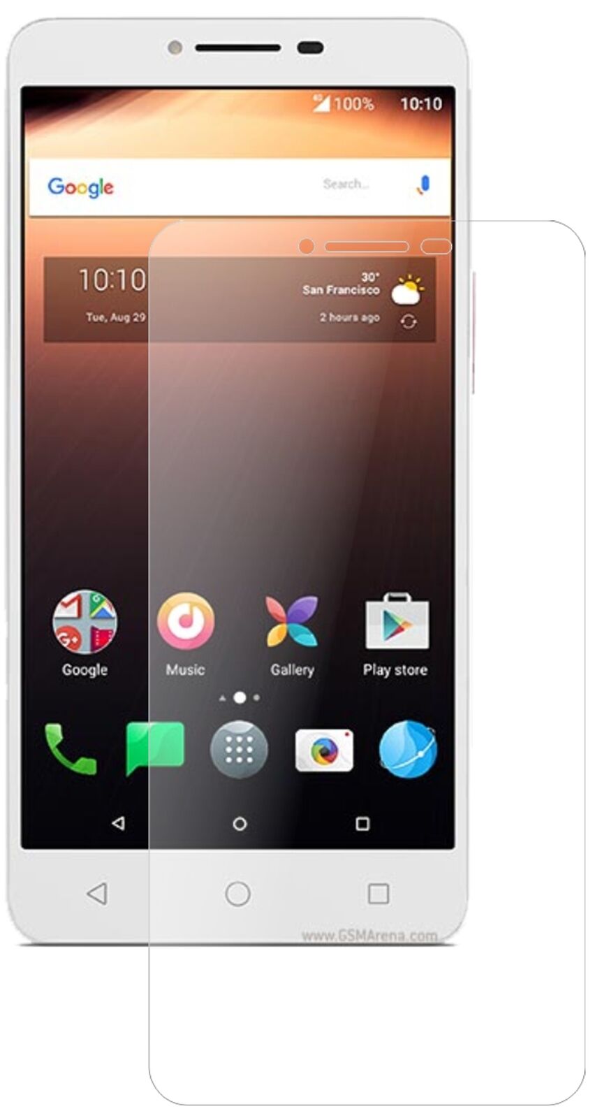 1x 9H Schutzfolie matt für Alcatel A3 XL Panzerfolie