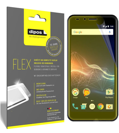 2x 3D Full Cover Schutzfolie für Vertex Impress Click 3G 2018