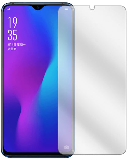 Klare Displayschutzfolie von dipos passend für Oppo R17 Pro, präziser Zuschnitt und blasenfrei montiert