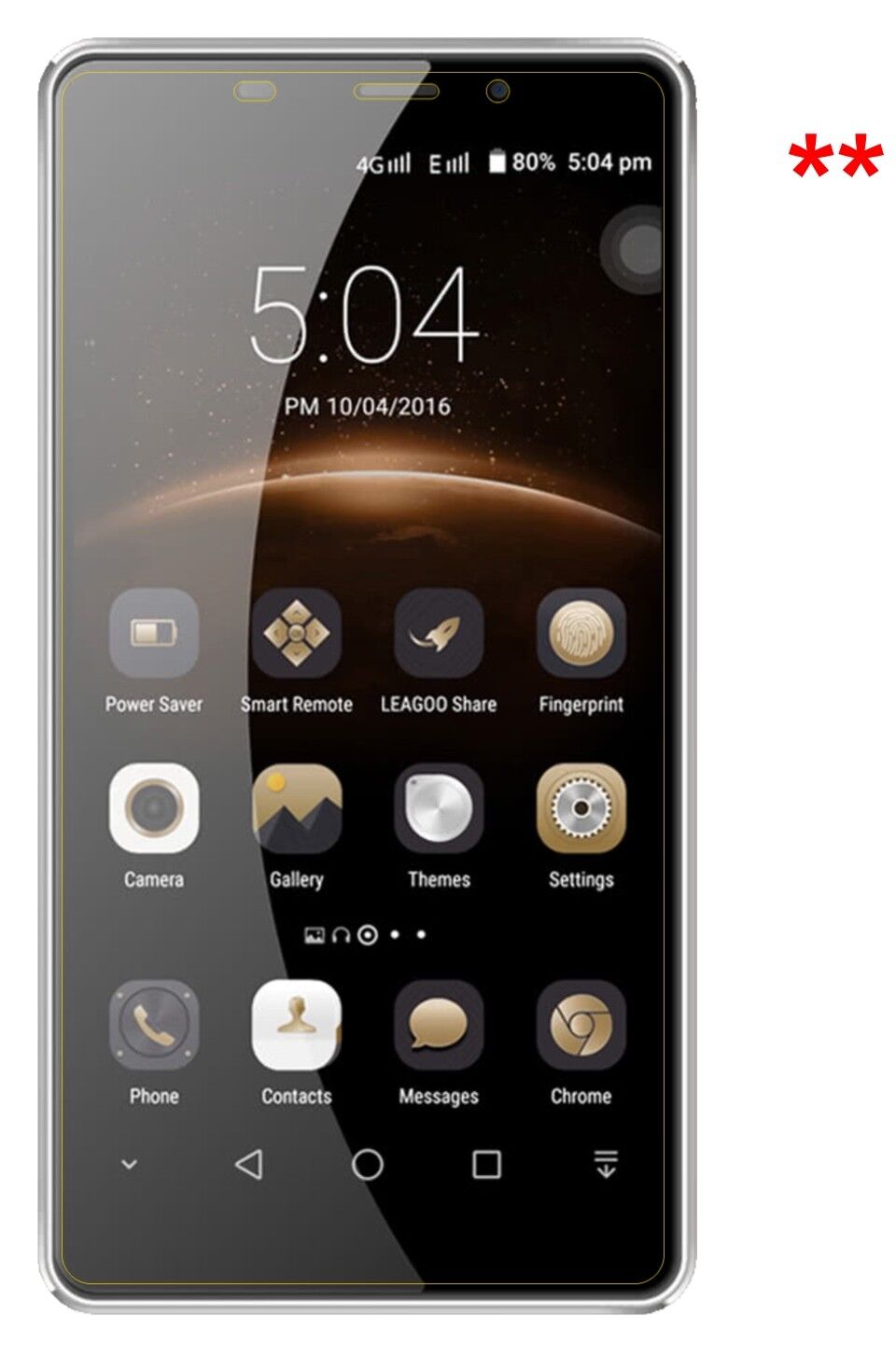 Privatsphäre-Schutz durch Sichtschutz-Folie passend zugeschnitten für Leagoo M8