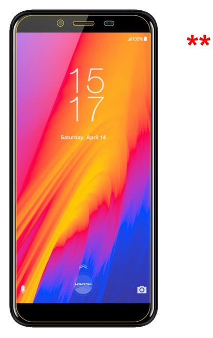 Dünne und klare Folie passend zugeschnitten für HomTom S99