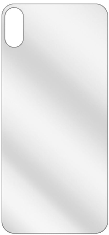 dipos Displayschutz für Apple iPhone XS Max Rückseite, transparente Oberfläche, geringe Dicke und perfekte Passform