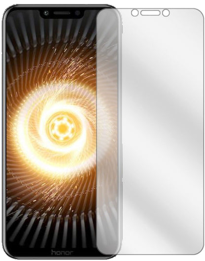 Klare Displayschutzfolie von dipos passend für Honor Play, präziser Zuschnitt und blasenfrei montiert