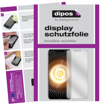 HonorPlay mit aufgebrachter dipos Displayschutzfolie, glasklare Darstellung ohne Einschränkungen