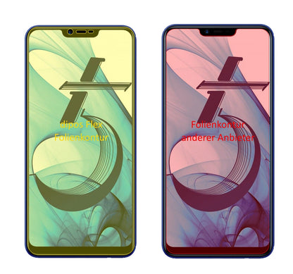 2x 3D Full Cover Schutzfolie für Oppo AX5