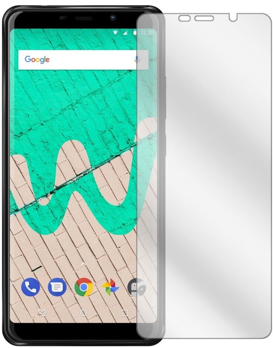 Klare Displayschutzfolie von dipos passend für Wiko View Max, präziser Zuschnitt und blasenfrei montiert