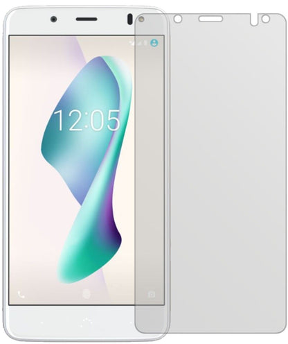 Matte Displayschutzfolie von dipos passend für BQ Aquaris VS Plus, präziser Zuschnitt und blasenfrei montiert