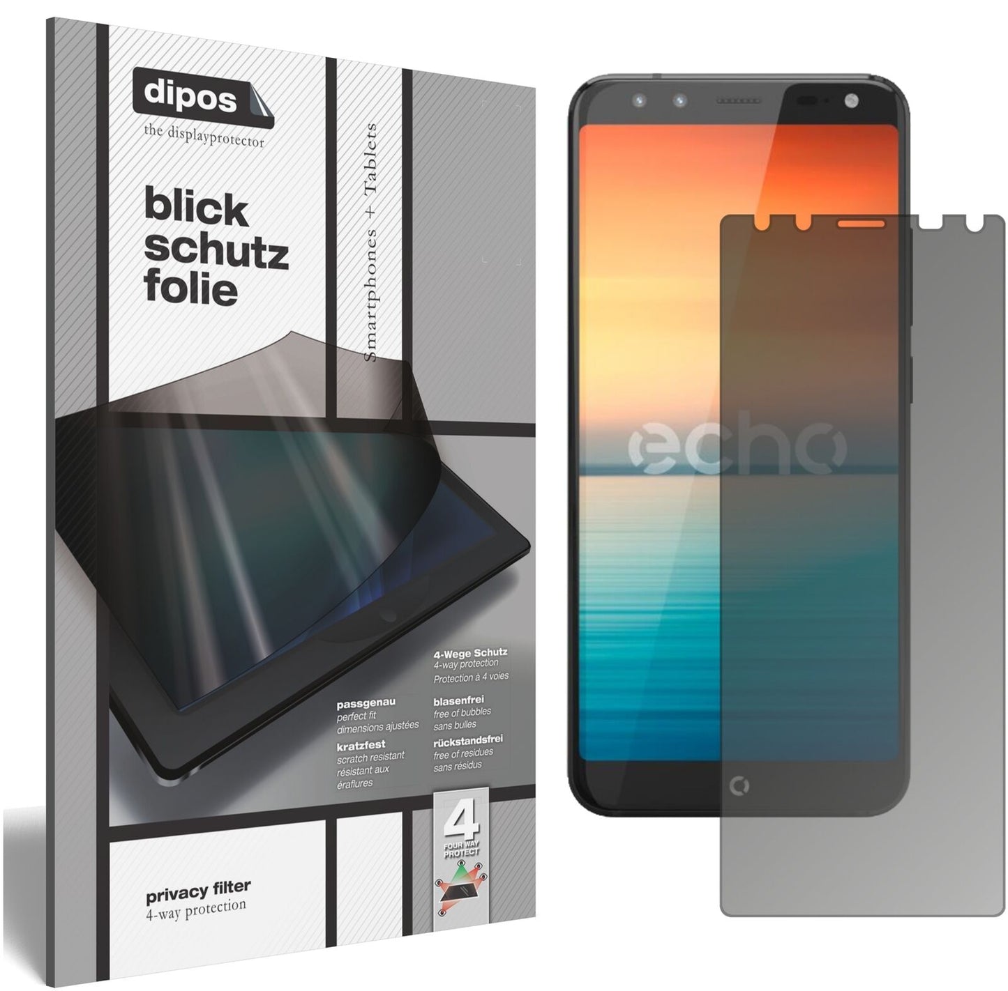 Blickschutzfolie für Echo Horizon matt Schutzfolie Privacy