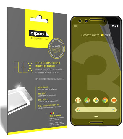 2x 3D Full Cover Schutzfolie für Google Pixel 3