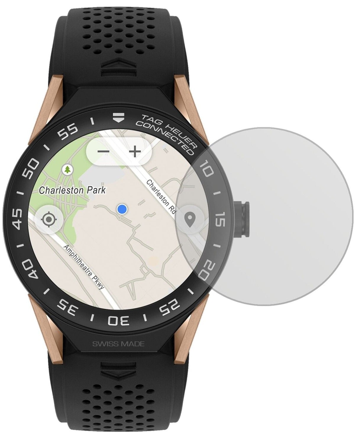 5x Schutzfolie matt für Tag Heuer Connected Modular 45 Display-Schutzfolie
