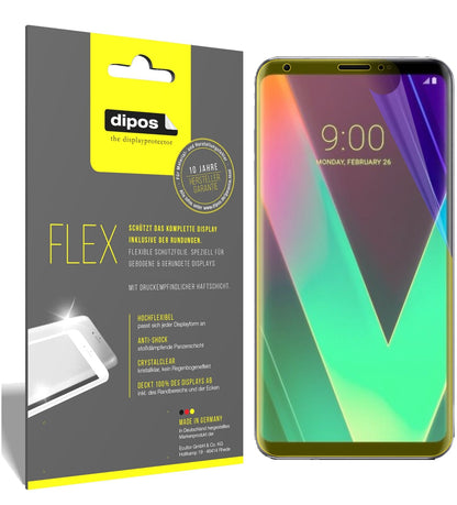 2x 3D Full Cover Schutzfolie für LG V30S+ ThinQ