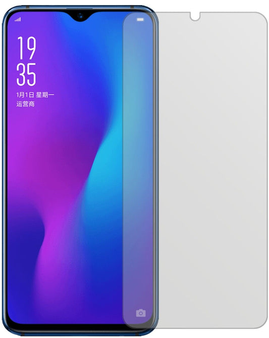 Matte Displayschutzfolie von dipos passend für Oppo R17 Pro, präziser Zuschnitt und blasenfrei montiert
