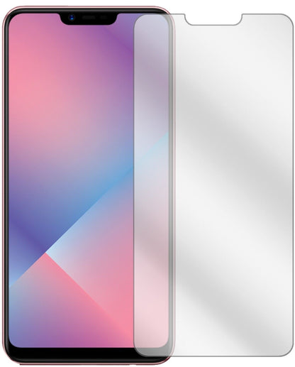 Klare Displayschutzfolie von dipos passend für Oppo A5, präziser Zuschnitt und blasenfrei montiert