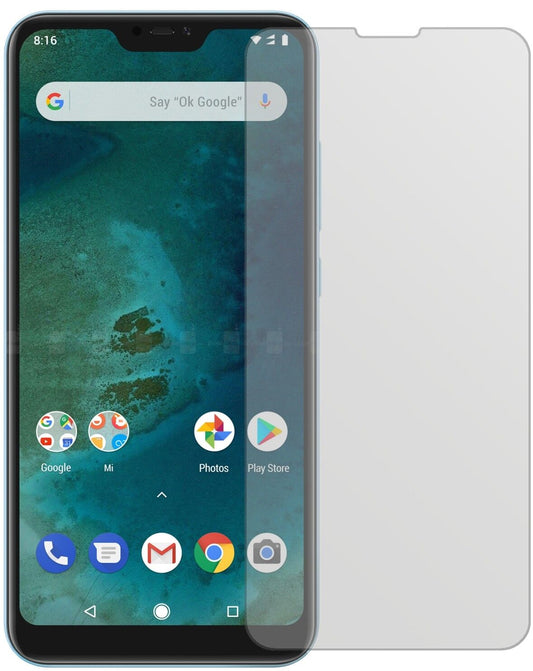 Matte Displayschutzfolie von dipos passend für Xiaomi Mi A2 Lite, präziser Zuschnitt und blasenfrei montiert