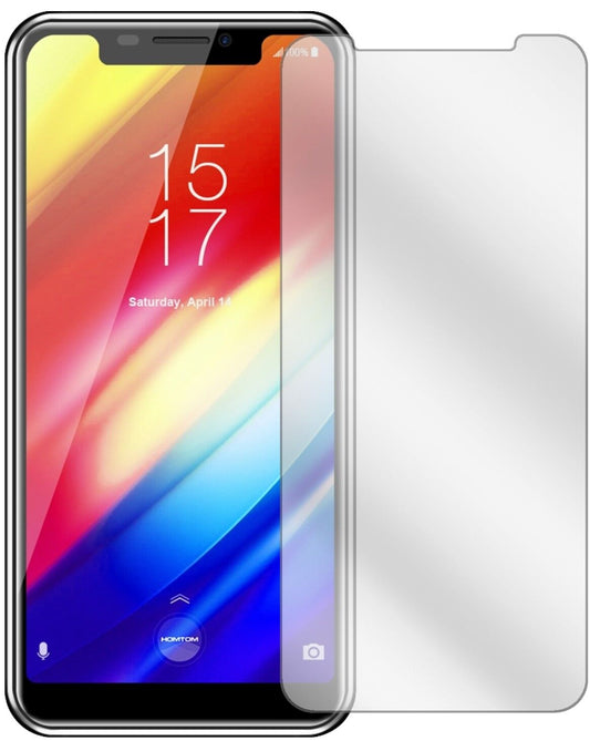 Klare Displayschutzfolie von dipos passend für HomTom H10, präziser Zuschnitt und blasenfrei montiert