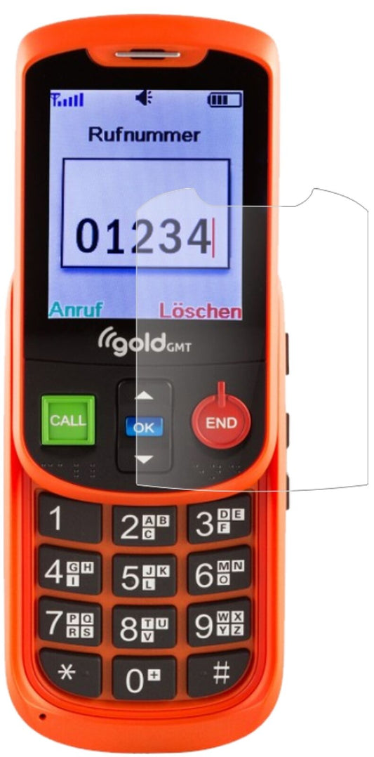 1x 9H Schutzfolie matt für Gold GMT Alto 2 Panzerfolie