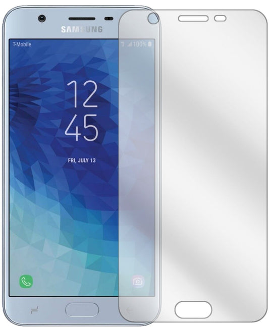 Klare Displayschutzfolie von dipos passend für Samsung Galaxy J7 Star, präziser Zuschnitt und blasenfrei montiert