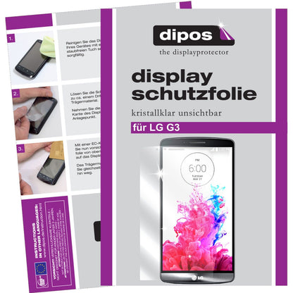 2x Schutzfolie klar für G3 LG Display-Schutzfolie