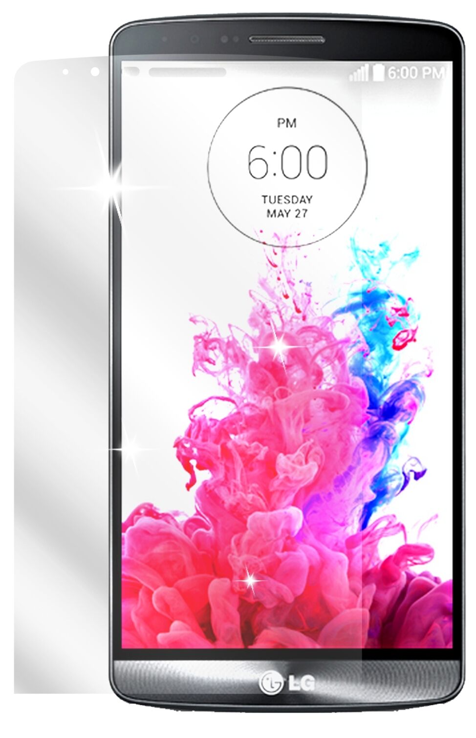 2x Schutzfolie klar für G3 LG Display-Schutzfolie