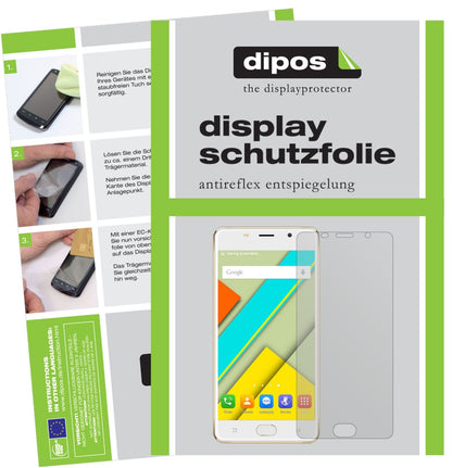 ViVKR9s 2017 mit aufgebrachter dipos Displayschutzfolie, die lästige Fingerabdrücke minimiert