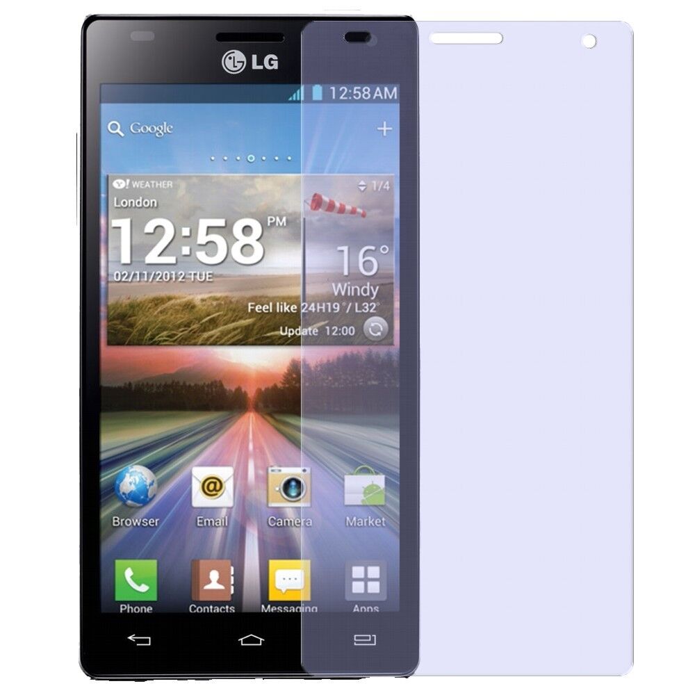 2x Schutzfolie klar für P880 Optimus HD LG Display-Schutzfolie